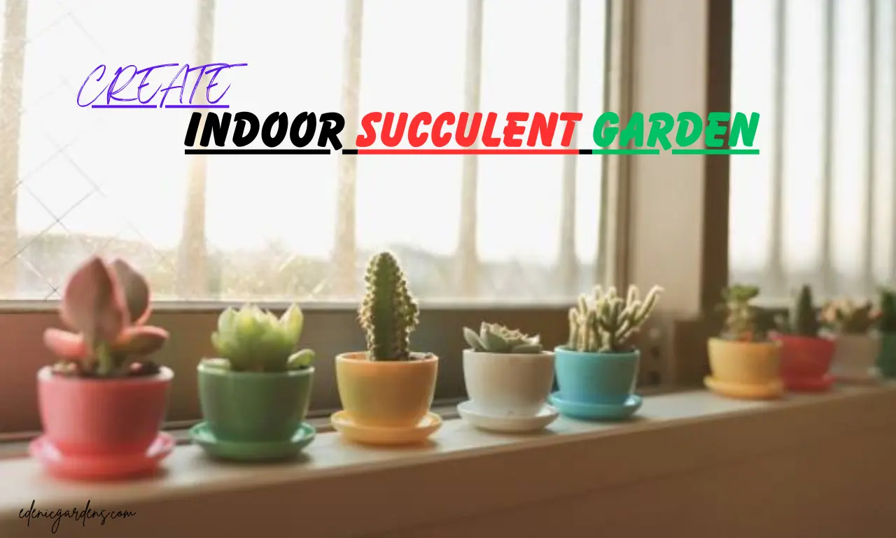 indoor succulent garden